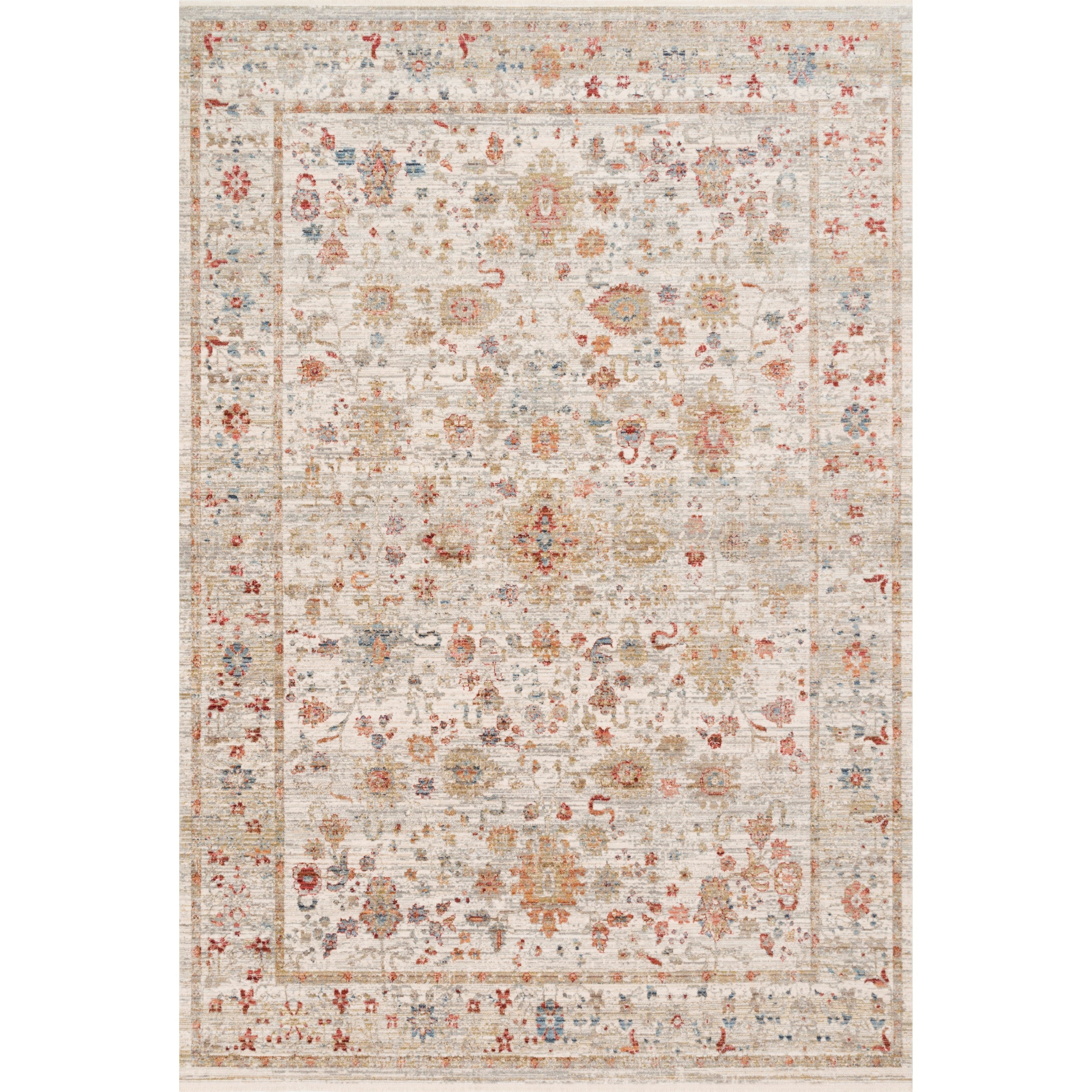 Ivory/Multi Loloi TERCHTC16IVML1826 Terrace Area Rug 1-8 x 2-6 Ivory/Multi Loloi TERCHTC16IVML1826 Terrace Area Rug 1-8 x 2-6